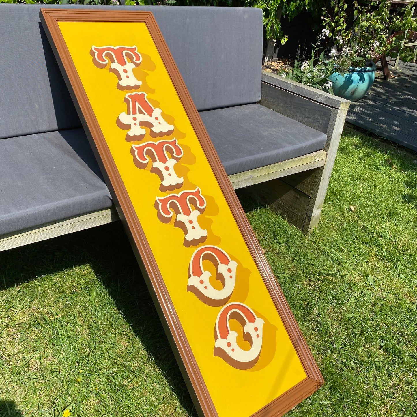 Painted Tattoo Sign