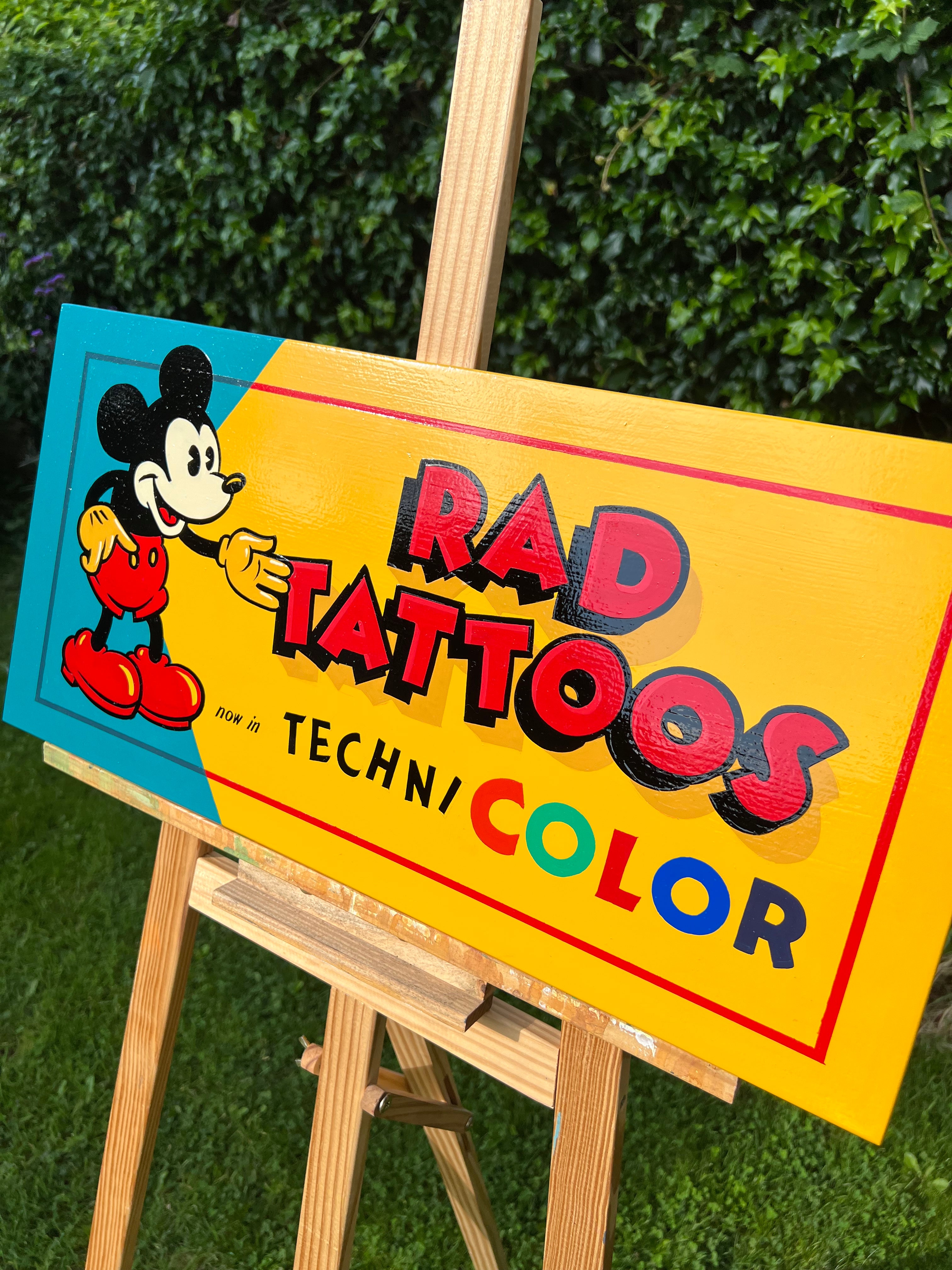 Rad Tattoos Sign – Mike Jones Signwriting