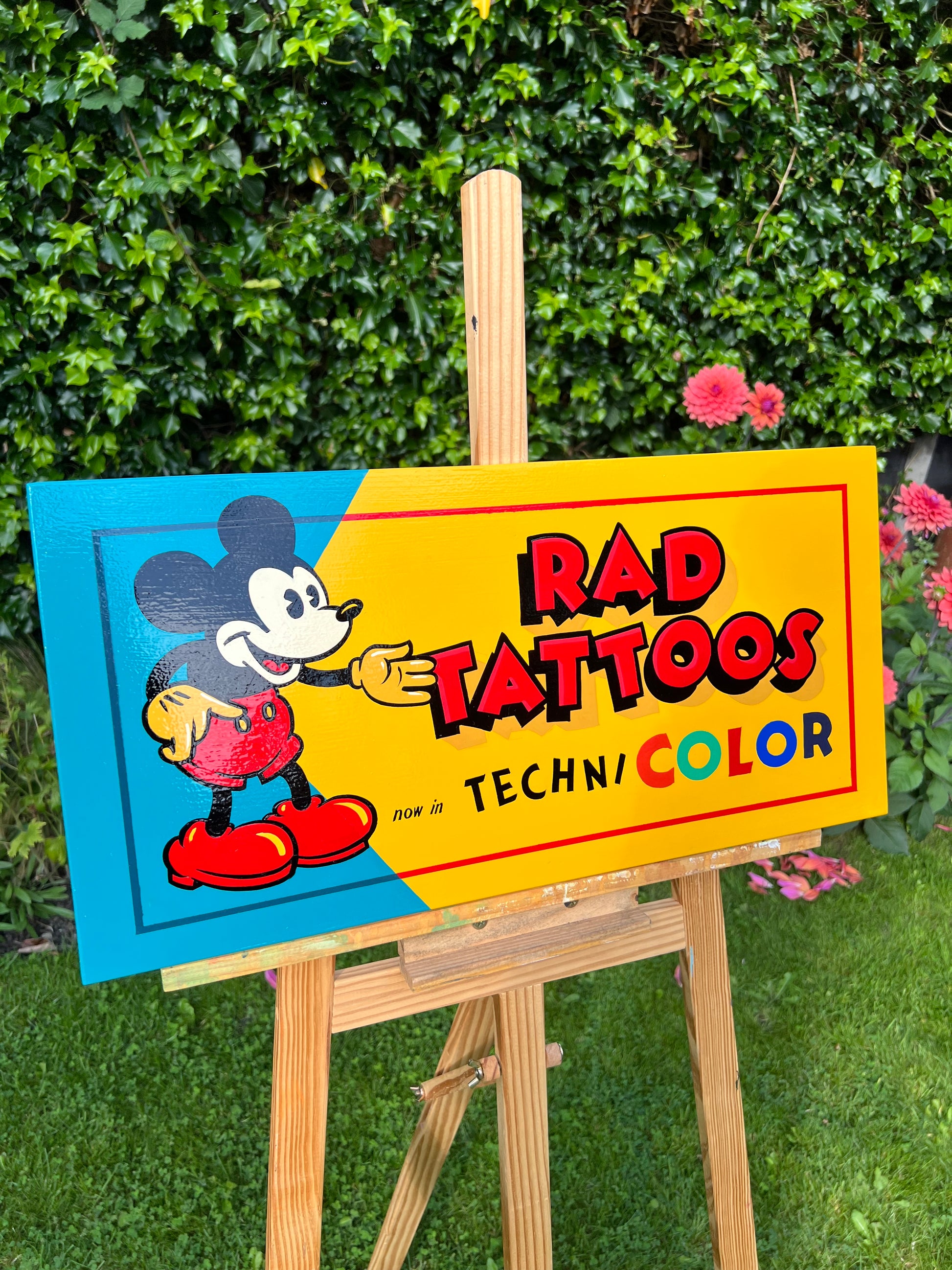 Rad Tattoos Sign – Mike Jones Signwriting